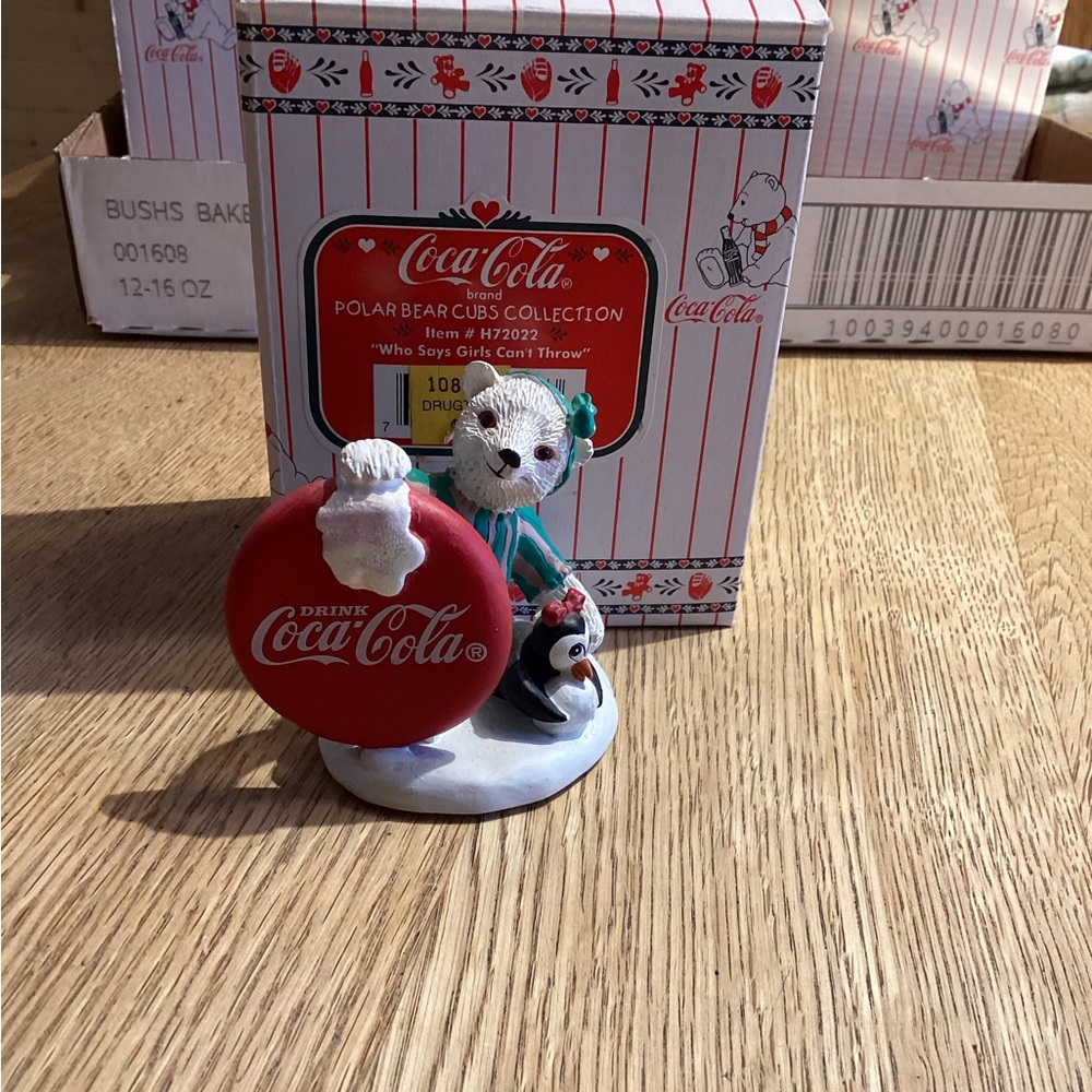 Coca Cola Heritage Collection Cavanaugh "Who says Girls Can't Throw" w penguin